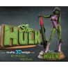 She hulk figurine impression 3D résine  18cm (non peint)