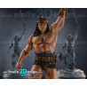 Conan figurine impression 3D résine  18cm (non peint)