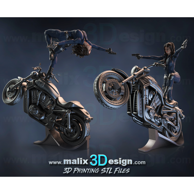 Agent of S.H.I.E.L.D impression 3D résine  18cm (non peint)