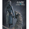 GOT - House Targaryen figurine impression 3D résine  18cm (non peint)