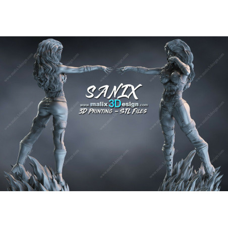 Phoenix figurine impression 3D résine  18cm  (non peint)