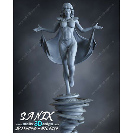 Storm figurine impression 3D résine  18cm (non peint)