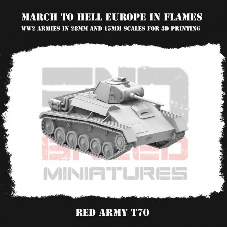 Véhicules et Tanks Armée Rouge WW2 – Impression 3D 28mm & 15mm  
