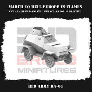 Impréssion 3D Figurines WWII Red BA64