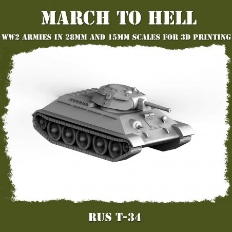 Véhicules et Tanks Armée Rouge WW2 – Impression 3D 28mm & 15mm  
