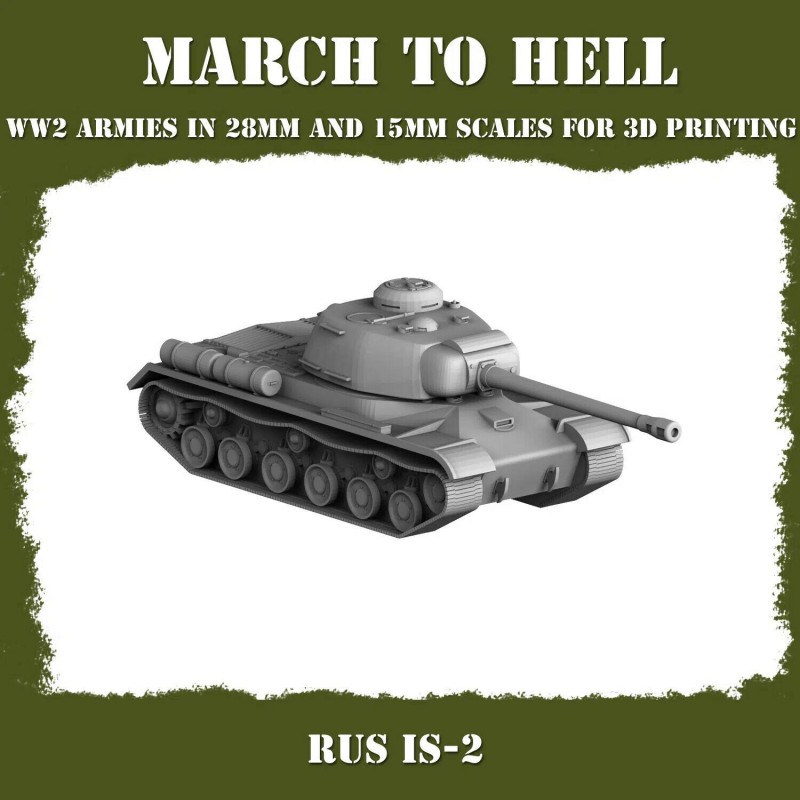 Véhicules et Tanks Armée Rouge WW2 – Impression 3D 28mm & 15mm  
