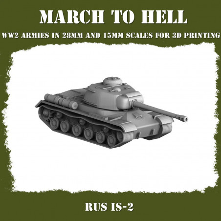 Véhicules et Tanks Armée Rouge WW2 – Impression 3D 28mm & 15mm  
