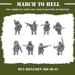 Armée Rouge - Riflemen squad 1p  (2)