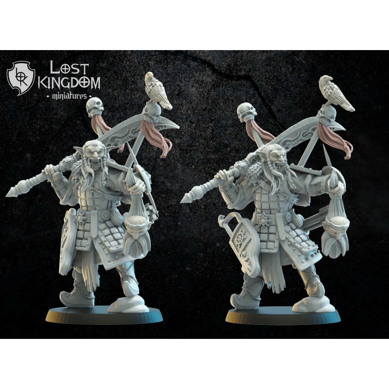 Figurines Nains du chaos imprimées en 3D