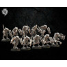 Guerriers Cuetzpal – Figurines Résine Fantasy 28mm | The Lost Kingdom

