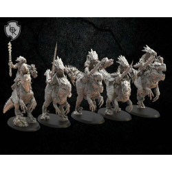 Guerriers Cuetzpal – Figurines Résine Fantasy 28mm | The Lost Kingdom

