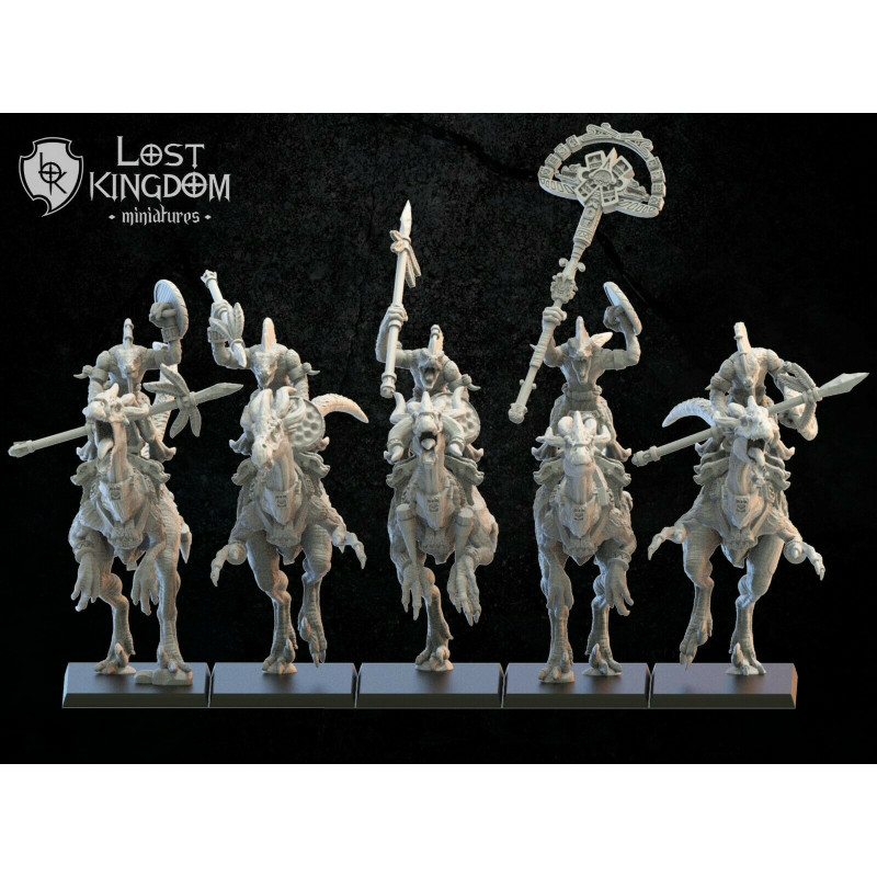 Guerriers Cuetzpal – Figurines Résine Fantasy 28mm | The Lost Kingdom

