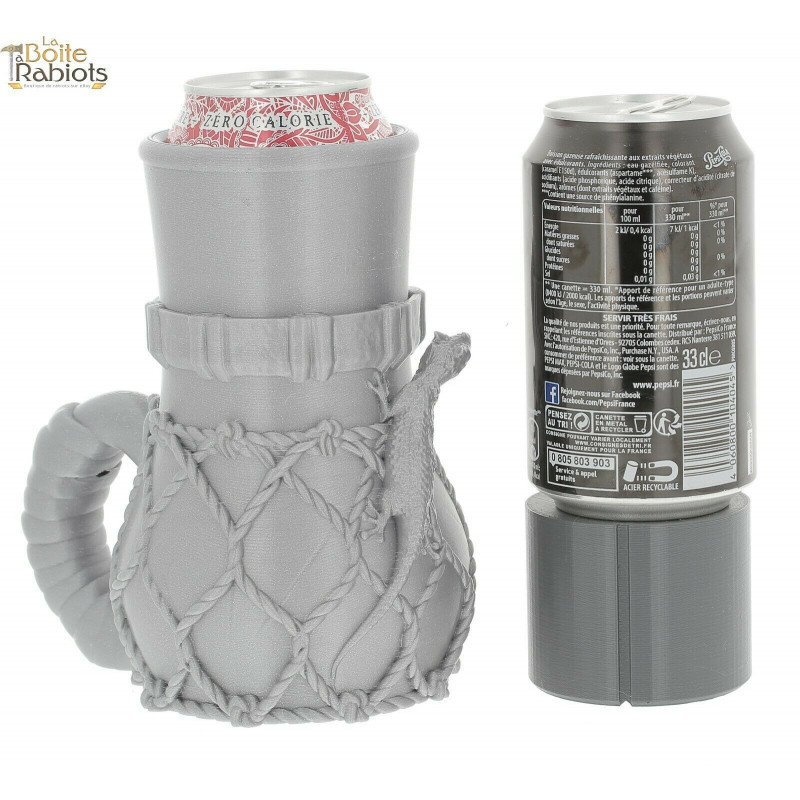 Porte-canette sur le thème du jeu de rôle – Accessoire idéal pour vos parties

