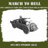 Véhicules Italiens WW2 – Figurines Résine 3D pour Wargames – 28mm & 15mm
