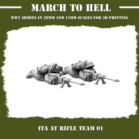 Infanterie Italienne WW2 – Figurines Résine 3D 28mm / 15mm – Wargame Historique
