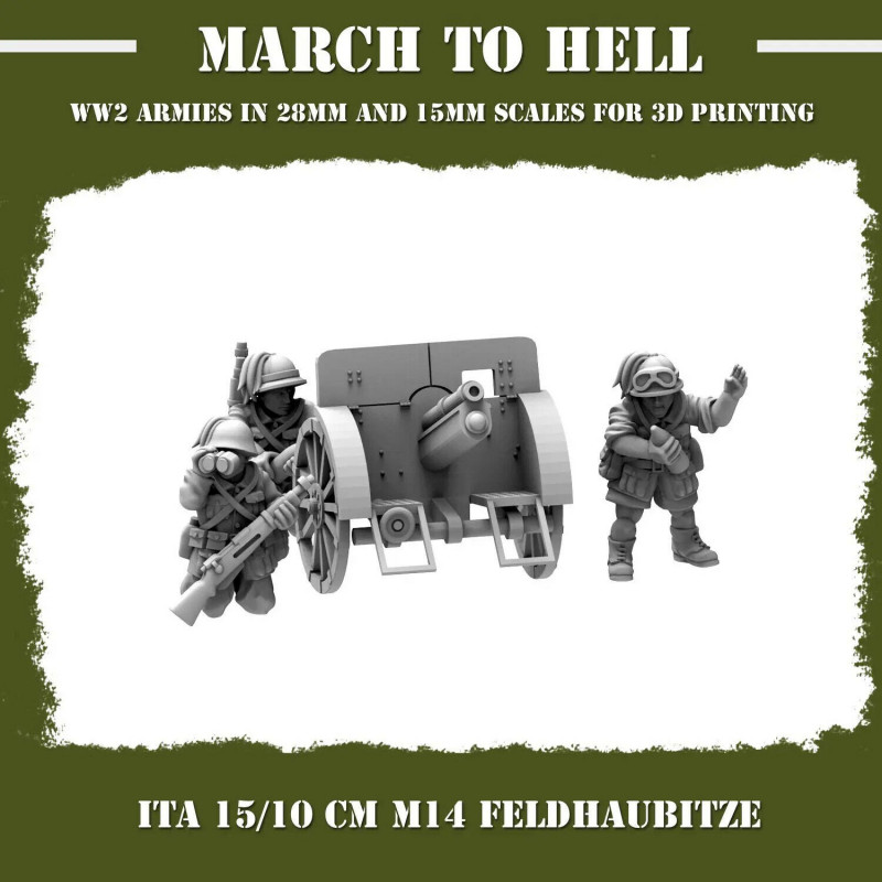 Infanterie Italienne WW2 – Figurines Résine 3D 28mm / 15mm – Wargame Historique
