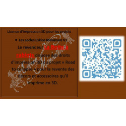  Décor impréssion 3D Engin tracteur  (non peint) (2)