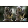 Bust Predator impression 3D resine, taille 18cm ( non peint ) (non peint)