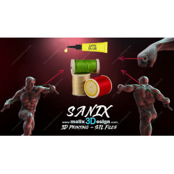 Daredevil figurine impression 3D résine  18cm  (non peint) (2)