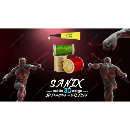 Daredevil figurine impression 3D résine  18cm  (non peint)