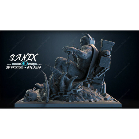 Spawn figurine impression 3D résine  18cm  (non peint)