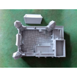 9th Age décors impression 3D Caserne Elfique  (2)