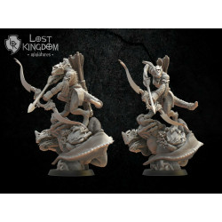 Guerriers Cuetzpal – Figurines Résine Fantasy 28mm | The Lost Kingdom

