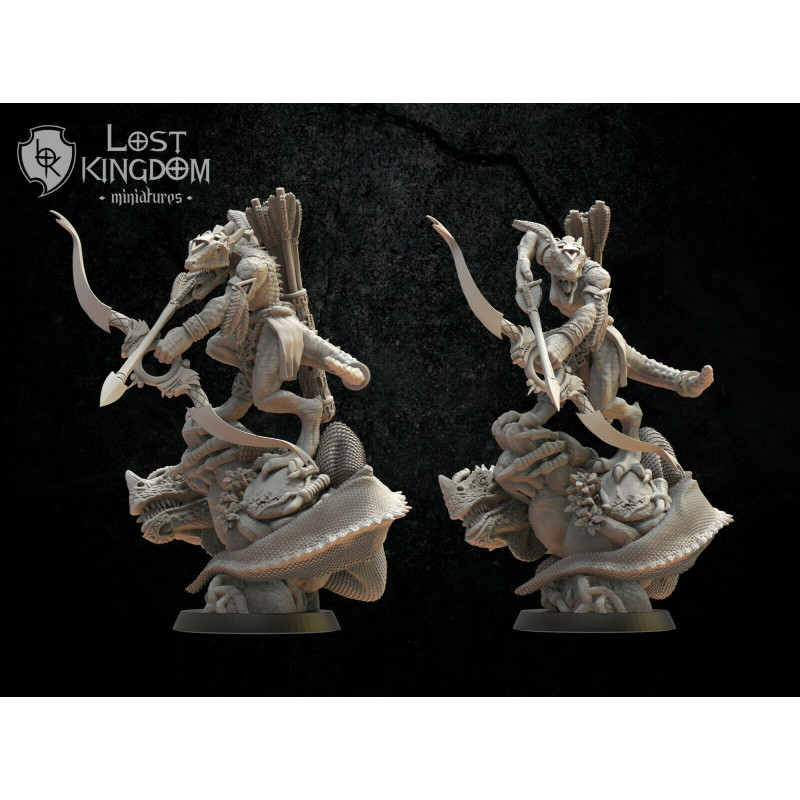 Guerriers Cuetzpal – Figurines Résine Fantasy 28mm | The Lost Kingdom

