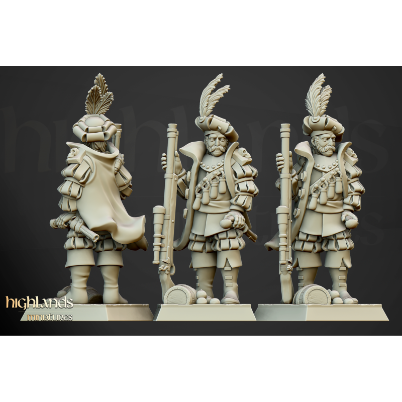 Higland Miniature Sunland - Héros arquebuseHigland Miniature Sunland - Héros arquebuse
