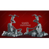 Spider man figurine impression 3D résine  18cm  (non peint)