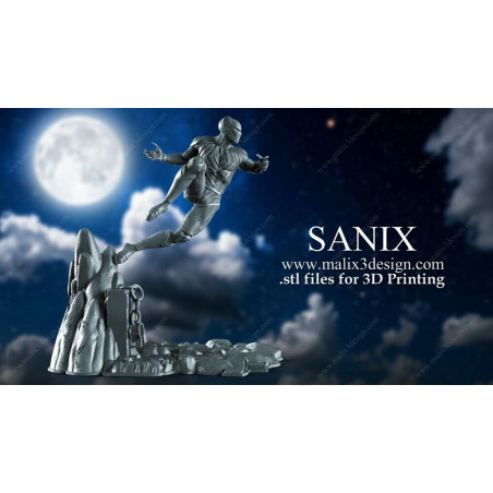 Black Panther impression 3D résine taille 18cm ( non peint ) (non peint)