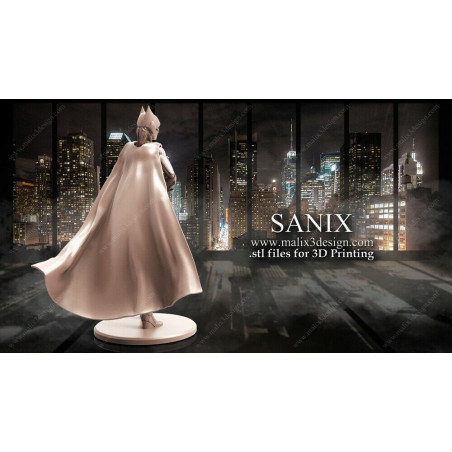 Batgirl impression 3D résine taille 18cm ( non peint ) (non peint)