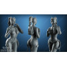 Catwoman impression 3D résine taille 18cm ( non peint ) (non peint)