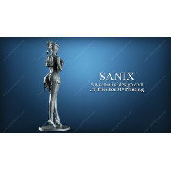 Catwoman impression 3D résine taille 18cm ( non peint ) (non peint)