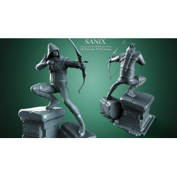 Arrow impression 3D résine taille 18cm ( non peint ) (non peint)