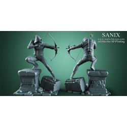 Arrow impression 3D résine taille 18cm ( non peint ) (non peint) (2)