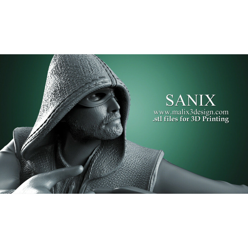 Arrow impression 3D résine taille 18cm ( non peint ) (non peint)