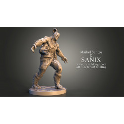 Mortal combat, Goro, imprimé en 3D résine, taille 18cm ( non peint ) (non peint) (2)