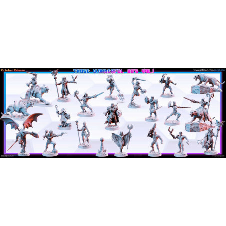 Impression 3D Figurines RN Studio Thos wonderful 80's