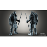 TMNT 4 Heroes Diorama figurine impression 3D résine  18cm non peint (non peint)