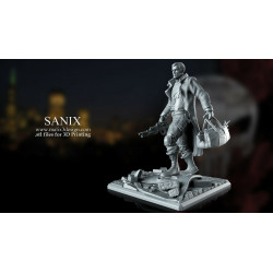 The punisher figurine impression 3D résine taille 18cm (non peins) (non peint) (2)