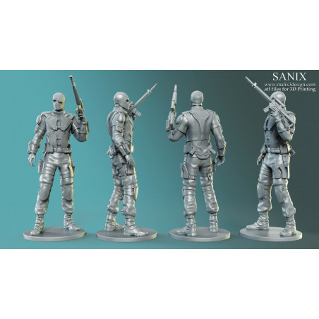 Deadshot figurine impression 3D résine  18cm  (non peint)