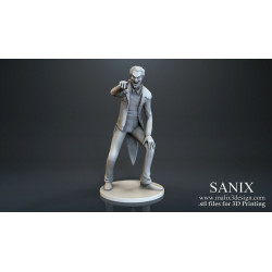 Joker figurine impression 3D résine  18cm  (non peint)