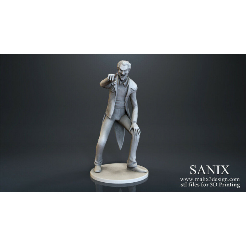 Joker figurine impression 3D résine  18cm  (non peint)