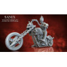Ghost rider figurine impression 3D résine  18cm  (non peint)