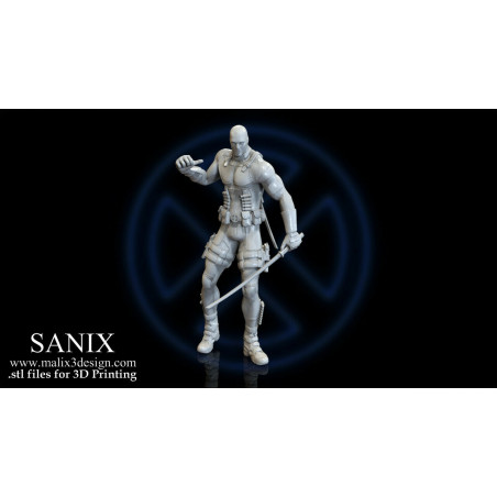 X men / Deadpool diorama impression 3D résine taille 18cm ( non peint ) (non peint)
