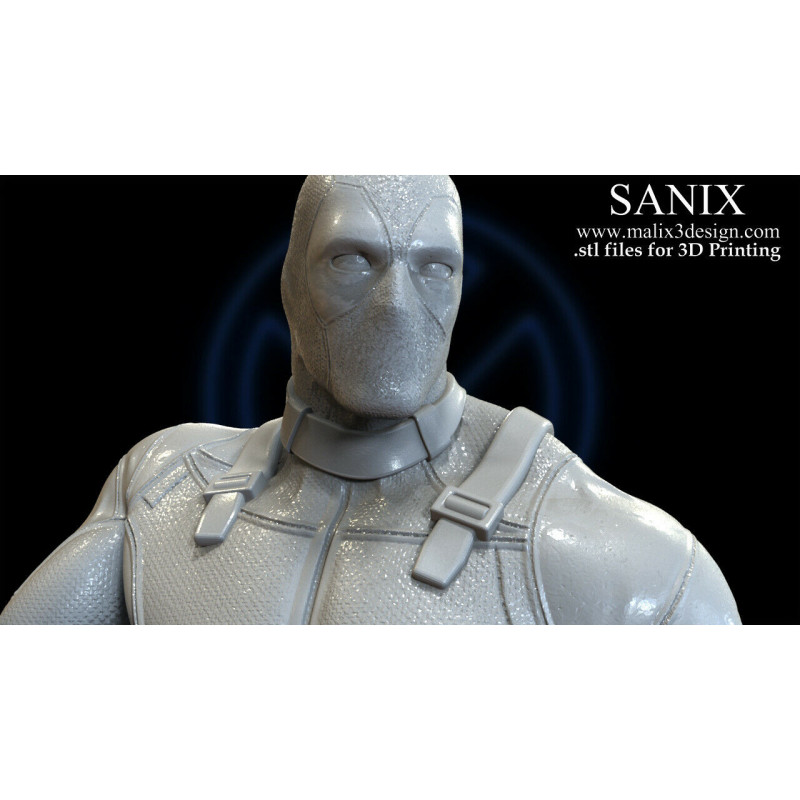 X men / Deadpool diorama impression 3D résine taille 18cm ( non peint ) (non peint)