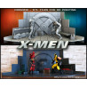 X men / Deadpool diorama impression 3D résine taille 18cm ( non peint ) (non peint)