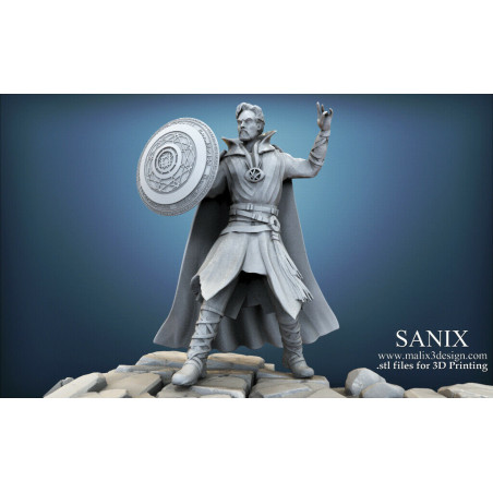 Full Avengers Diorama figurine impression 3D résine  18cm non peint (non peint)