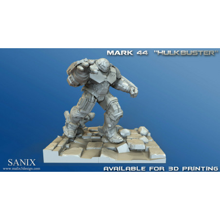 Full Avengers Diorama figurine impression 3D résine  18cm non peint (non peint)